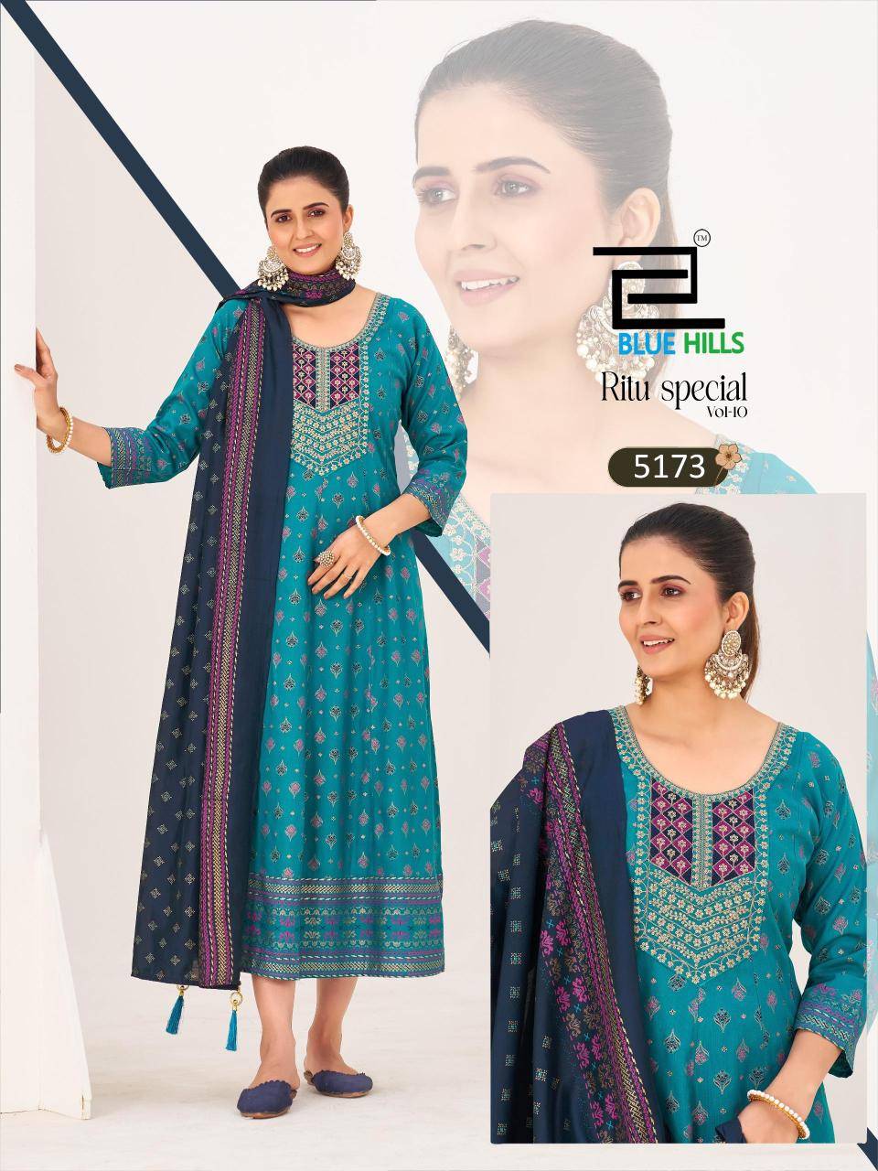 Blue hills ritu special vol-10 Kurti manufacturers in Mumbai